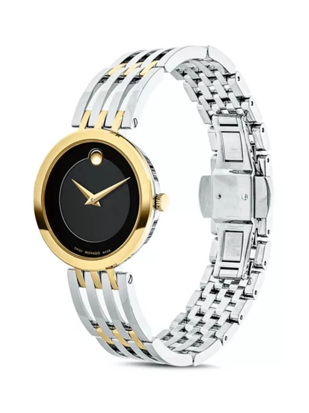Movado Esperanza Two-Tone Gold and Silver Bracelet Women Watch-28mm